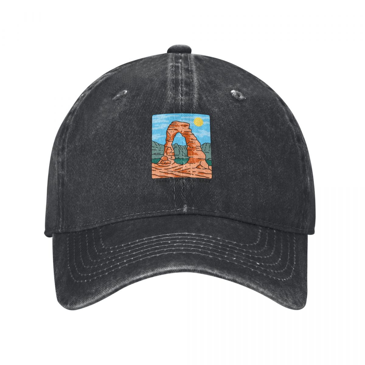 Outdoor Adventure Hat - Arches National Park Adventure Baseball Cap