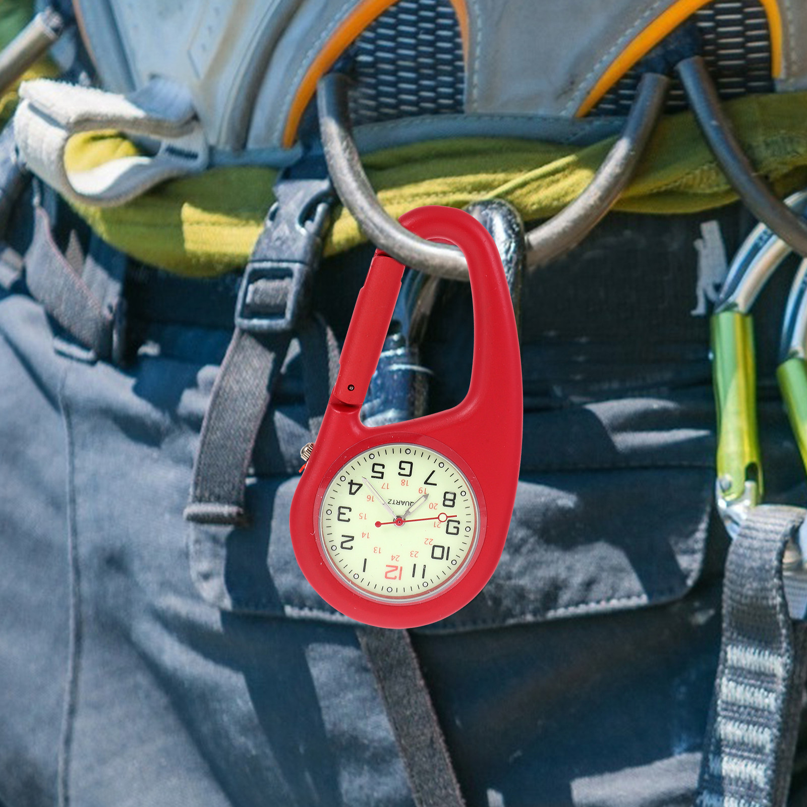 Outdoor Adventure Watches - 2Pcs Portable Carabiner Watch Clip on