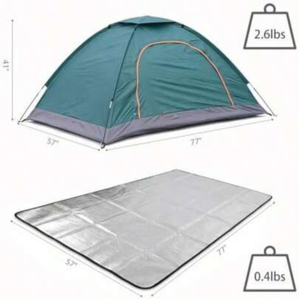 Outdoor Adventure Tent - Easy Setup Breathable Mesh Double Layer