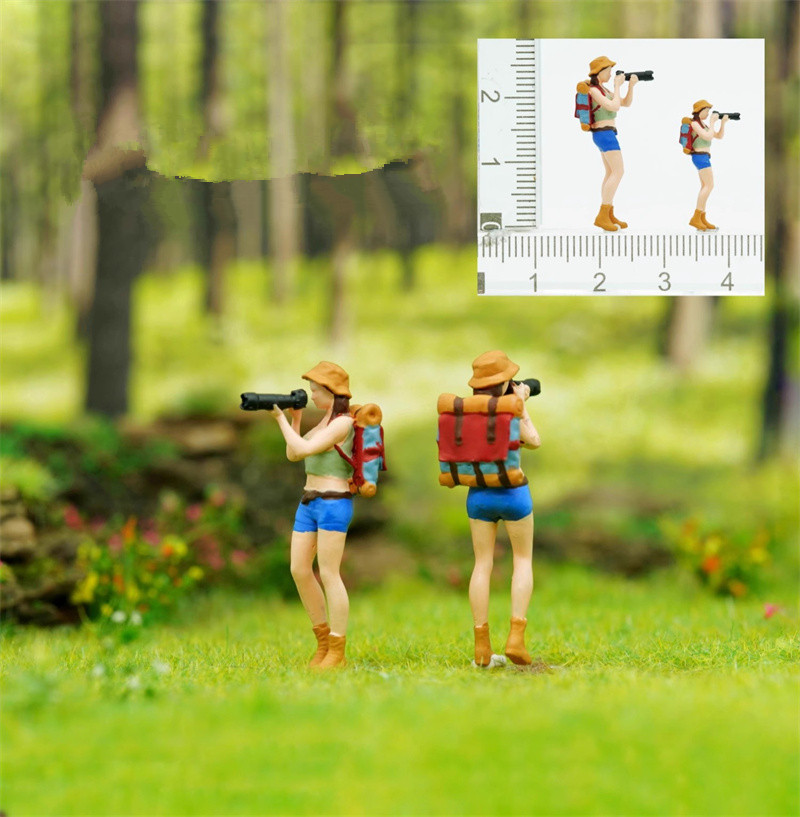 Outdoor Adventure Movies - 1/64 Resin Painted Handmade 3D 1/87