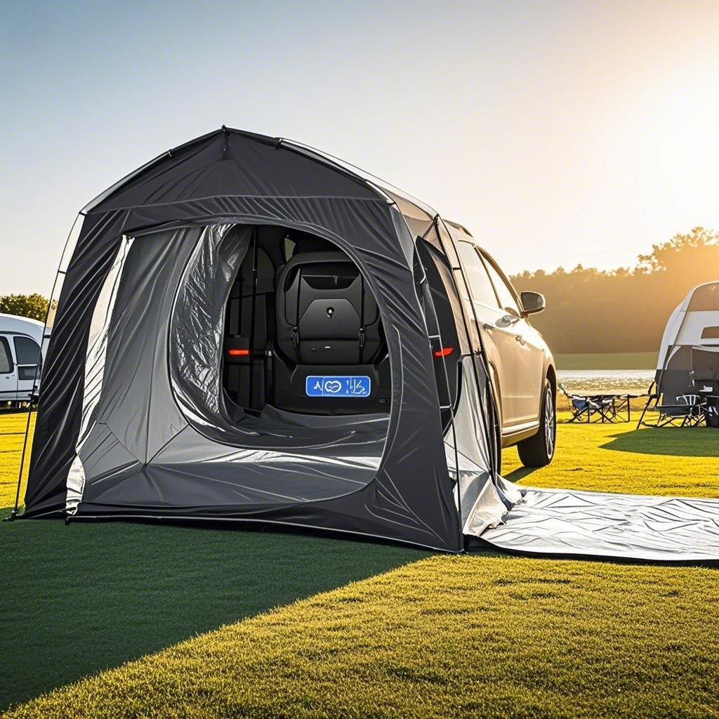 Car Tailgate Tent for SUV - PU - Outdoor Adventure Tent ulasan dan harga