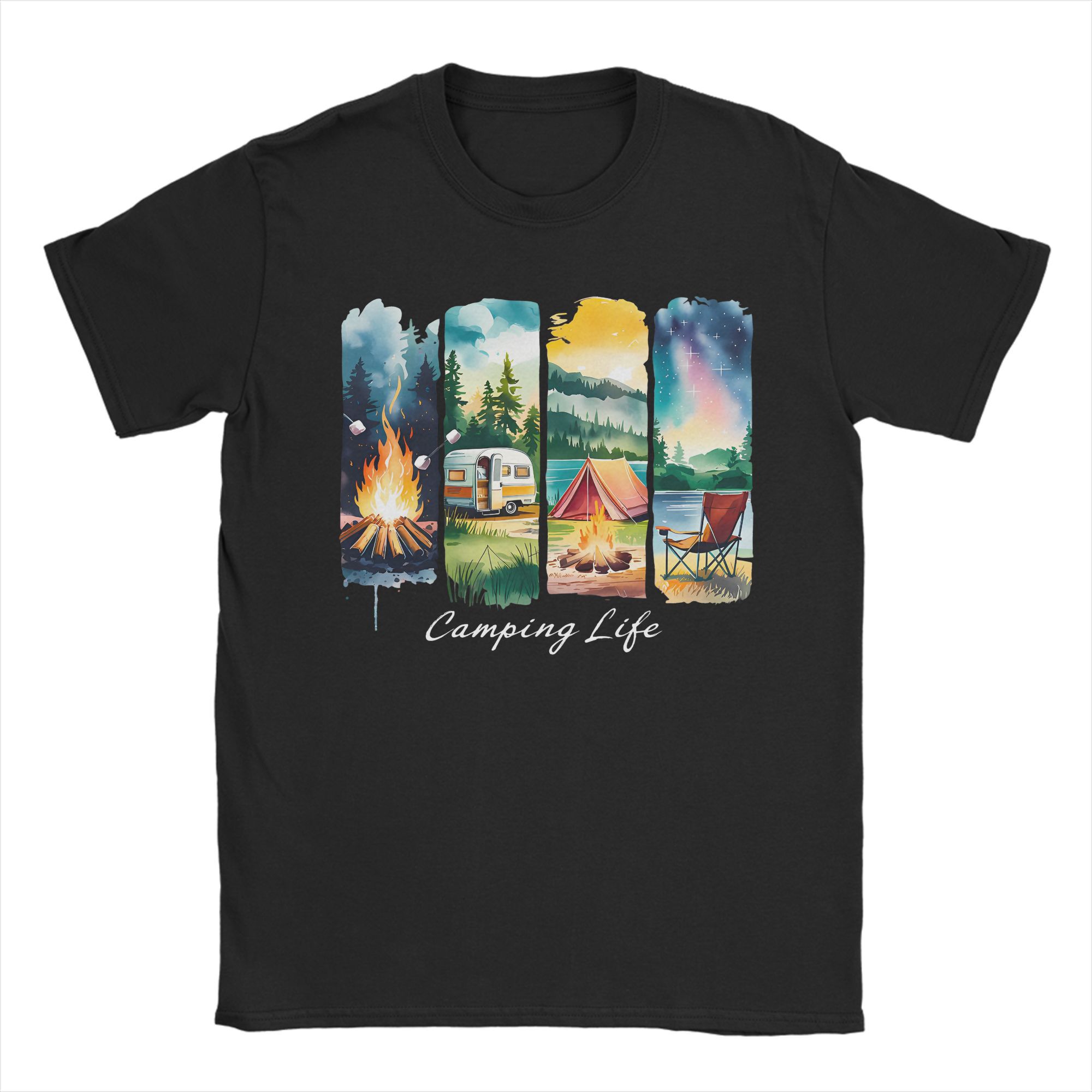 Camping Life T-Shirt RV Tent C - Outdoor Adventure Tent ulasan dan harga