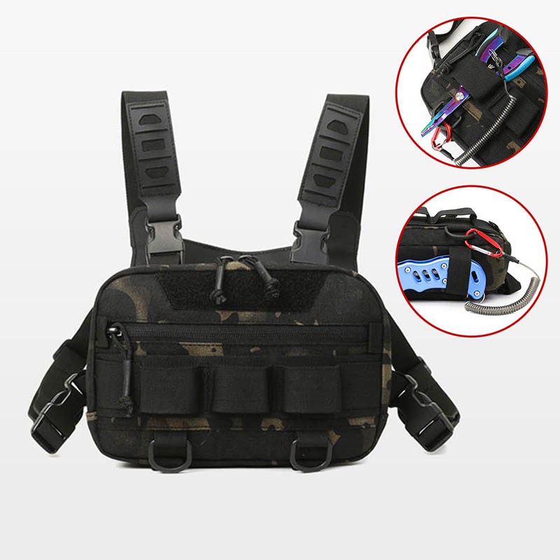 Tactical Chest Rig Backpack Ca - Outdoor Adventure Vest ulasan dan harga