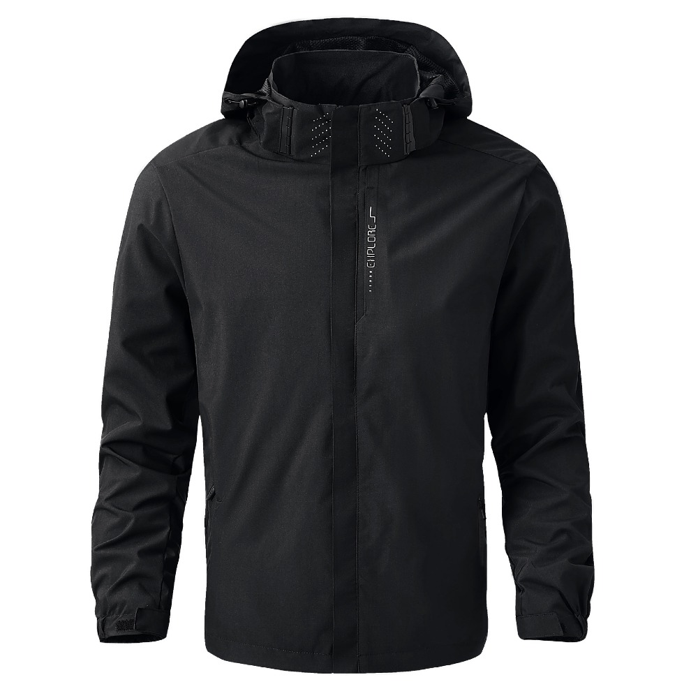 Men's Waterproof Rain Jacket L - Outdoor Adventure Hat ulasan dan harga