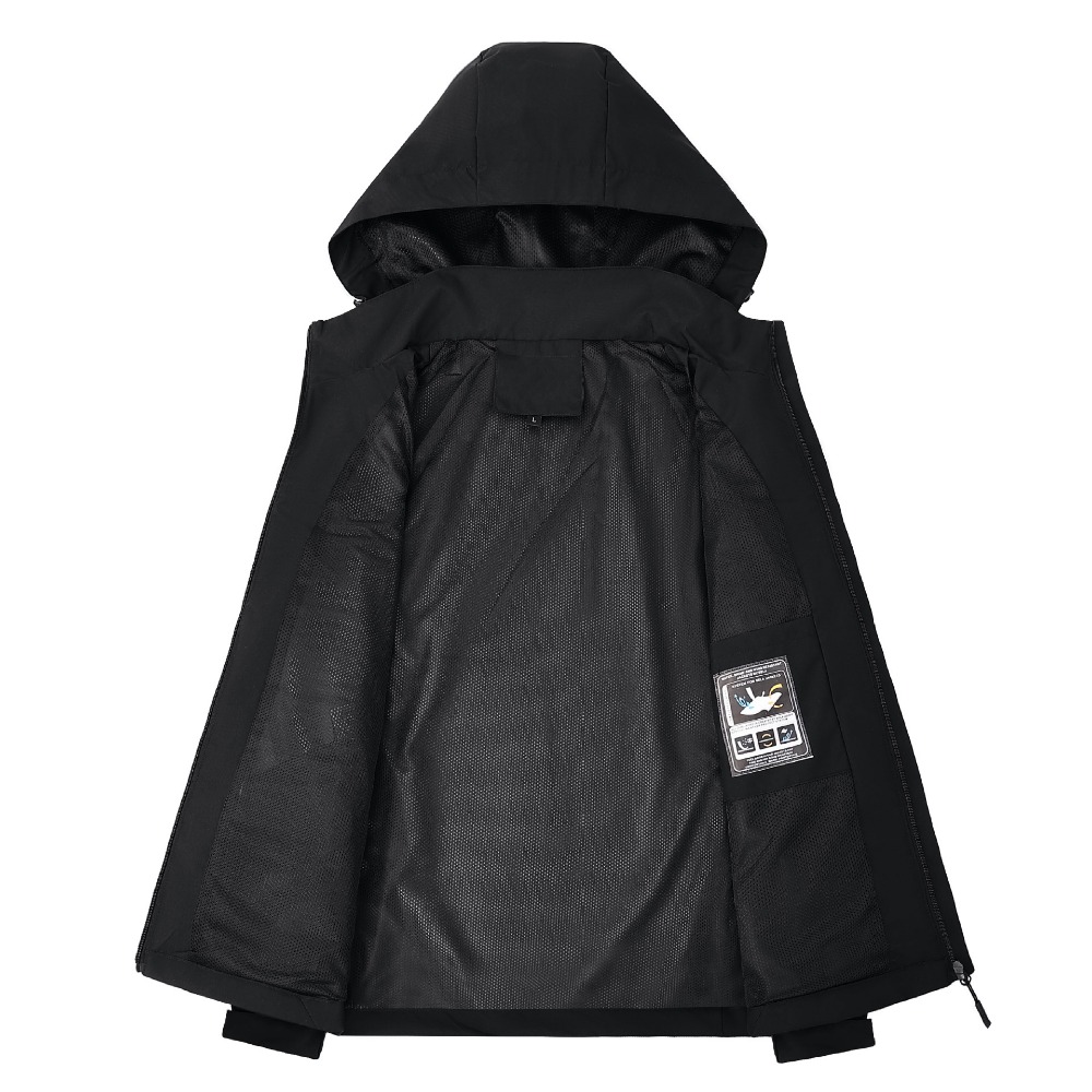 Men's Waterproof Rain Jacket L - Outdoor Adventure Hat ulasan dan harga