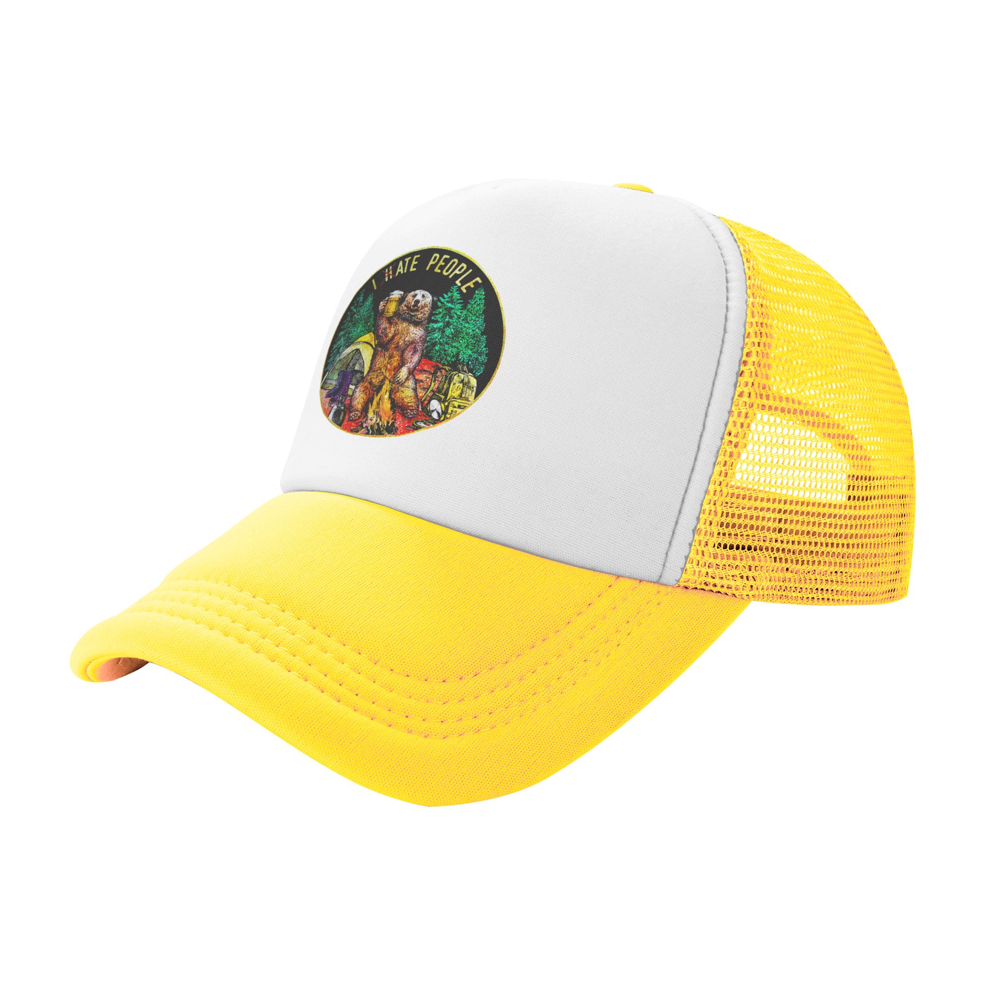 I Hate People Bear Camping Bas - Outdoor Adventure Hat ulasan dan harga
