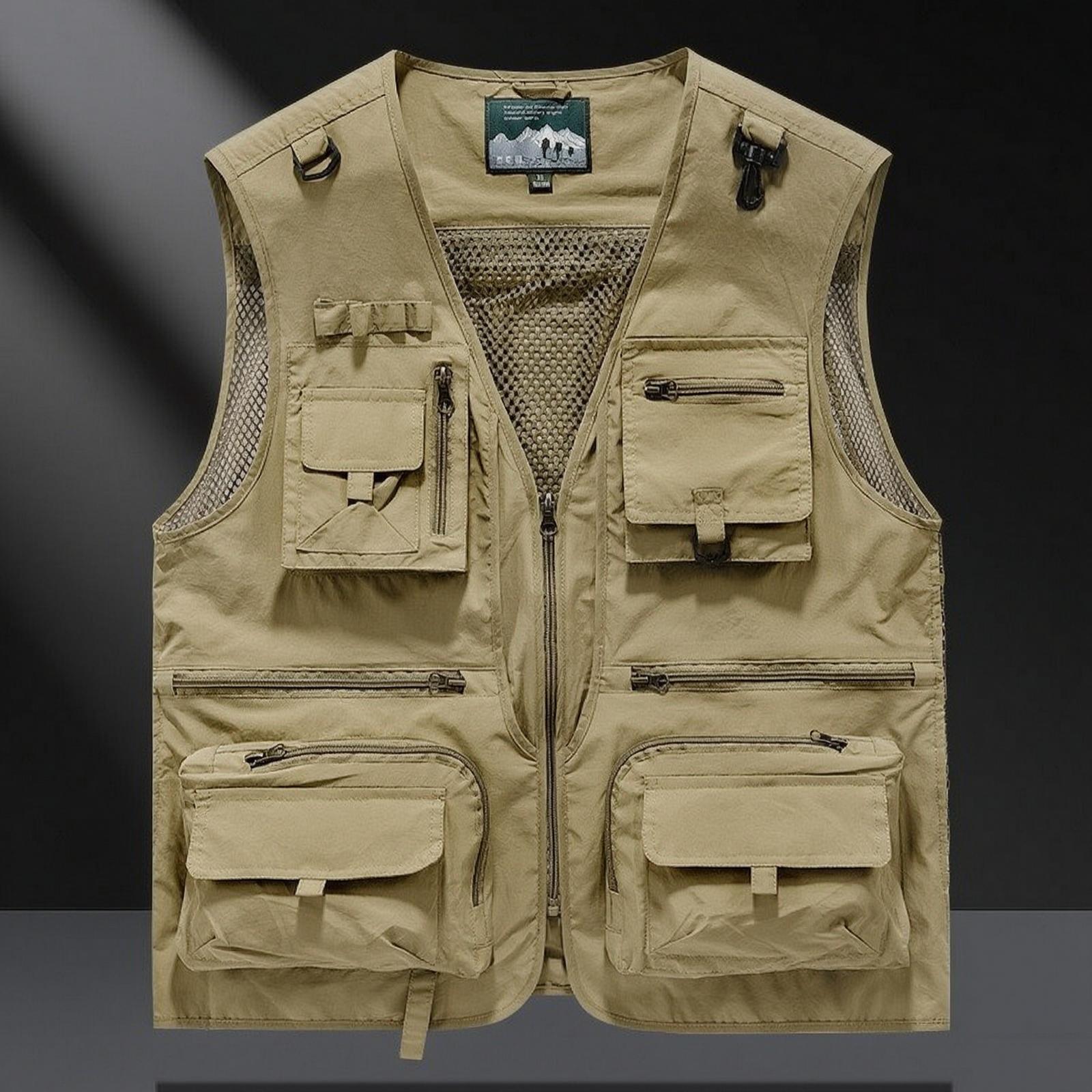 Mens Sleeveless Utility Vest N - Outdoor Adventure Vest ulasan dan harga