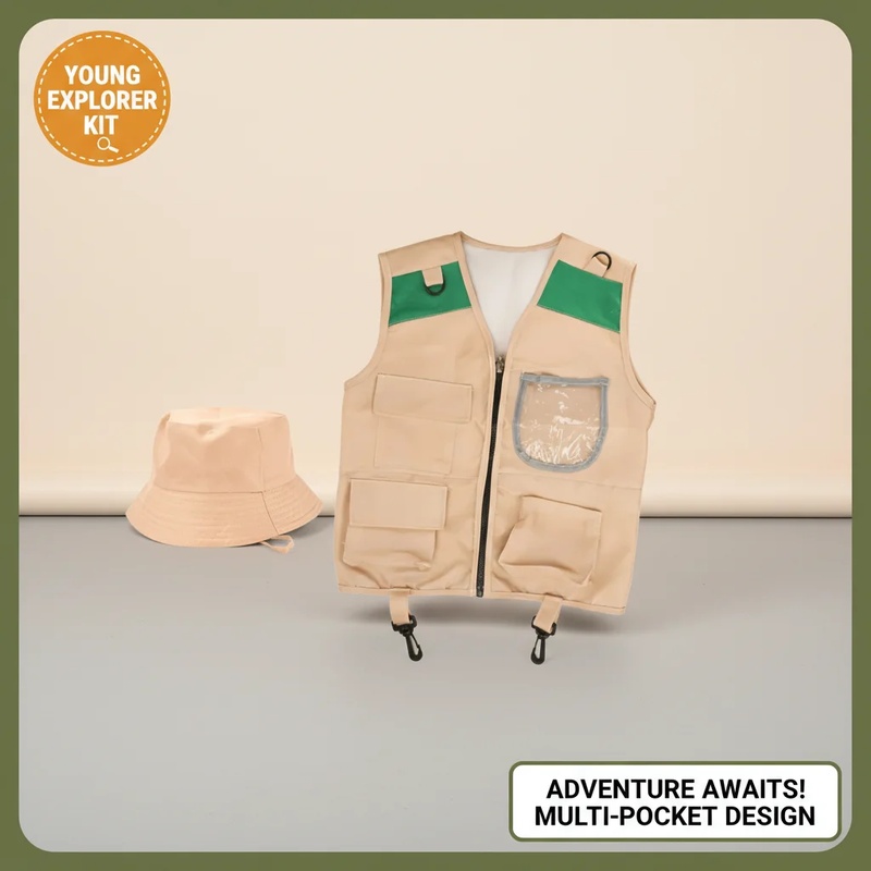 COSKids Safari Explorer Vest & - Outdoor Adventure Movies ulasan dan harga
