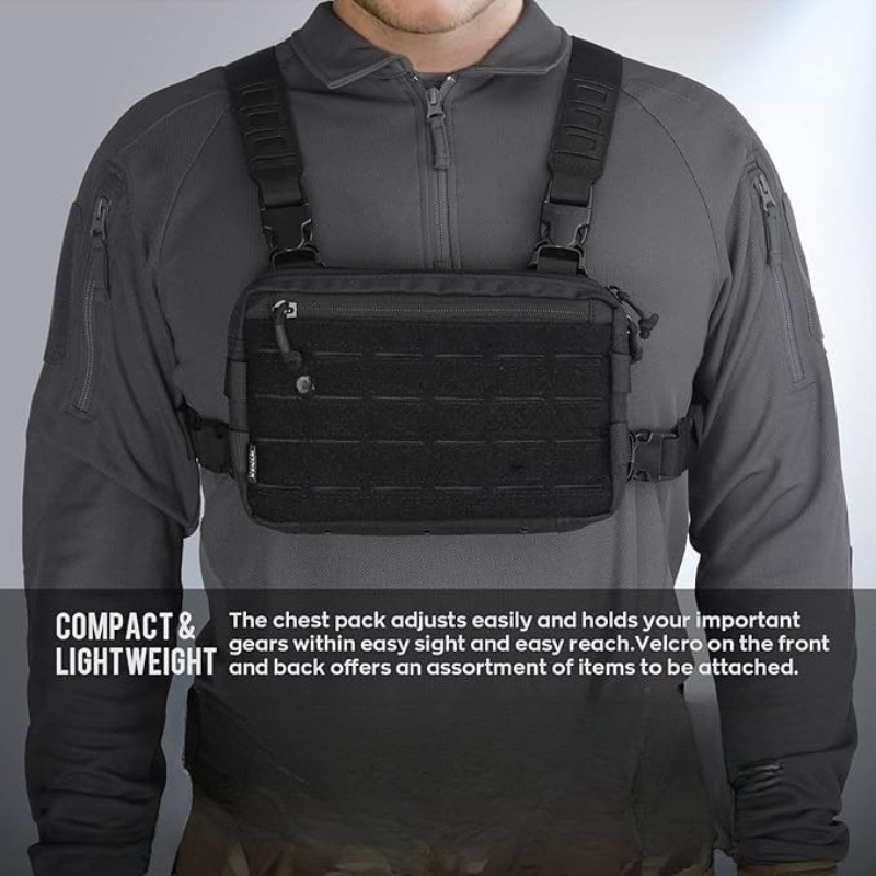 Chest Bag for Men, Fishing Lur - Outdoor Adventure Vest ulasan dan harga