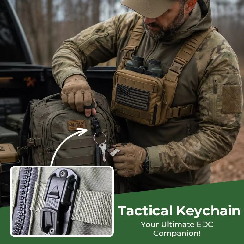 Plastic Tactical Key Ring Clip - Outdoor Adventure Vest ulasan dan harga